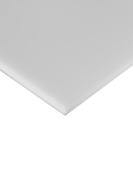 1/4 Thick x 12 Wide x 12 Long White Acetal Plastic Sheet w/LSE Acrylic Adhesive 