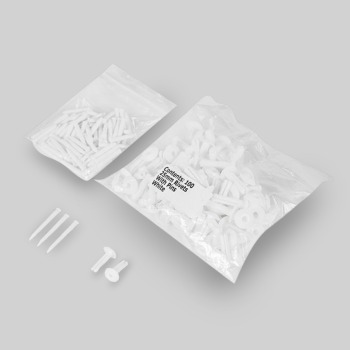 PVC Cladding Rivets White 1" (pack of 100)