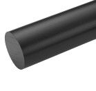 HDPE Black Rod 10mm dia x 500mm