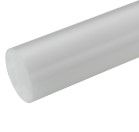 High Density Polyethylene Plastic Round Rod 1 3/4 x 40” Black Color HDPE 