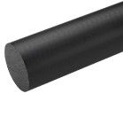 Nylon 6.6 Black Rod 16mm dia x 500mm