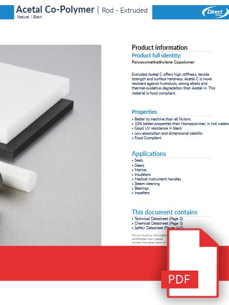 Acetal Rod Data Sheet