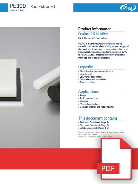 HDPE Rod Data Sheet