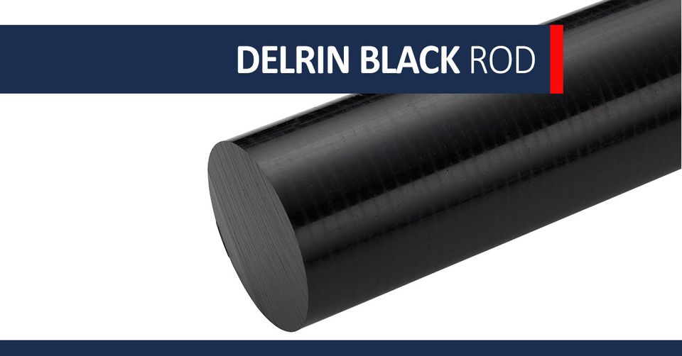 Delrin Black Rod