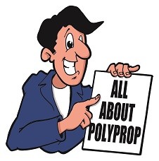 Polypropylene; it aint heavy