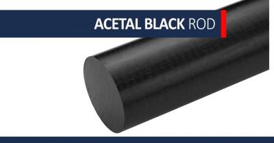 Acetal Black Rod