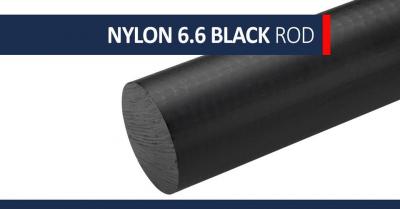 Nylon 6.6 Black Rod
